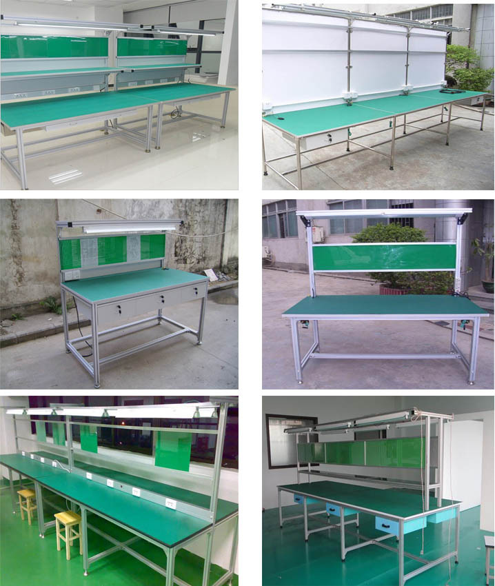 鋁型材工作臺 流水線_ESD防靜電門禁系統